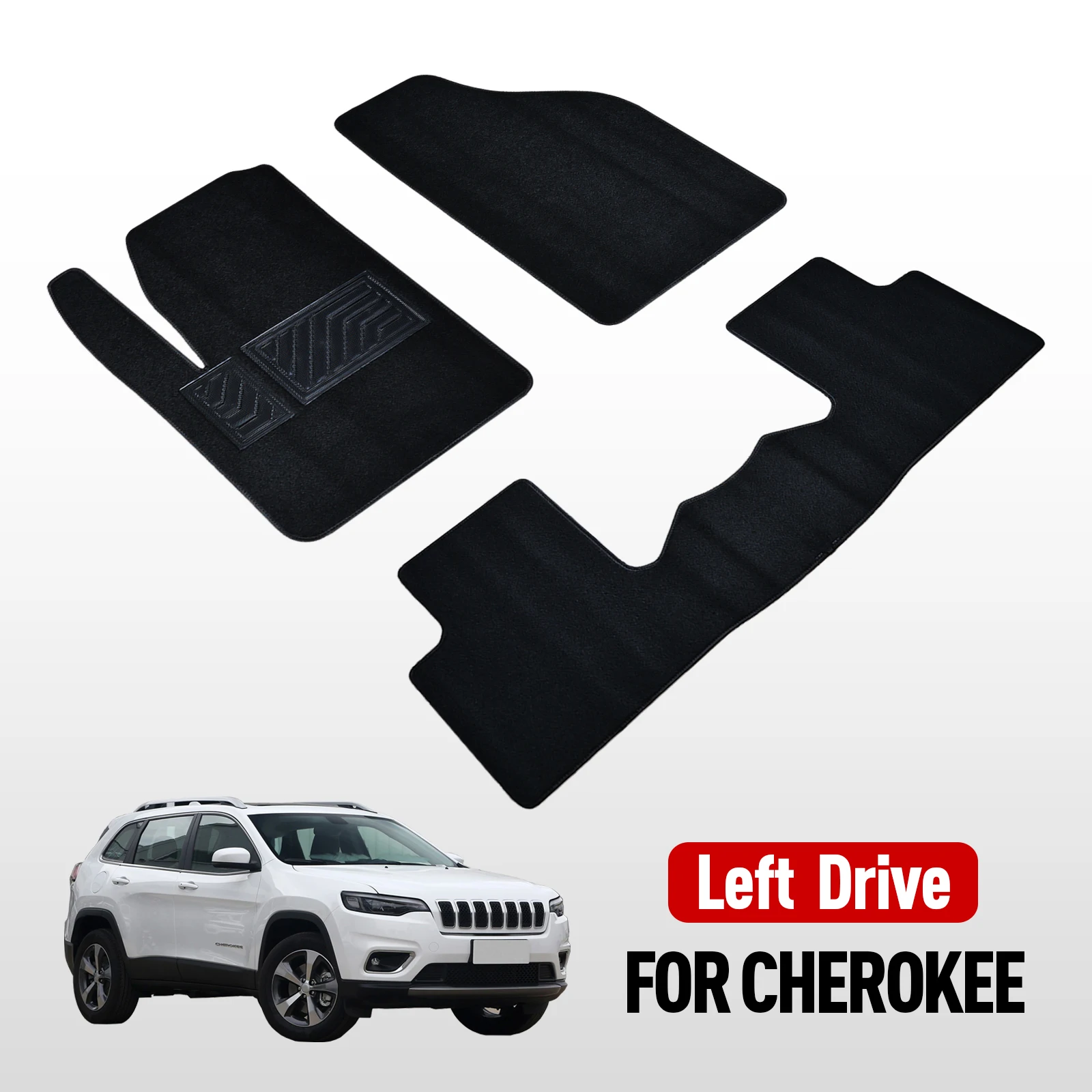 

Custom car floor mat for Jeep Cherokee 2019 2020 2021 2022 2023 2024 Carpet Cover Waterproof Nonslip Protector Accessories parts