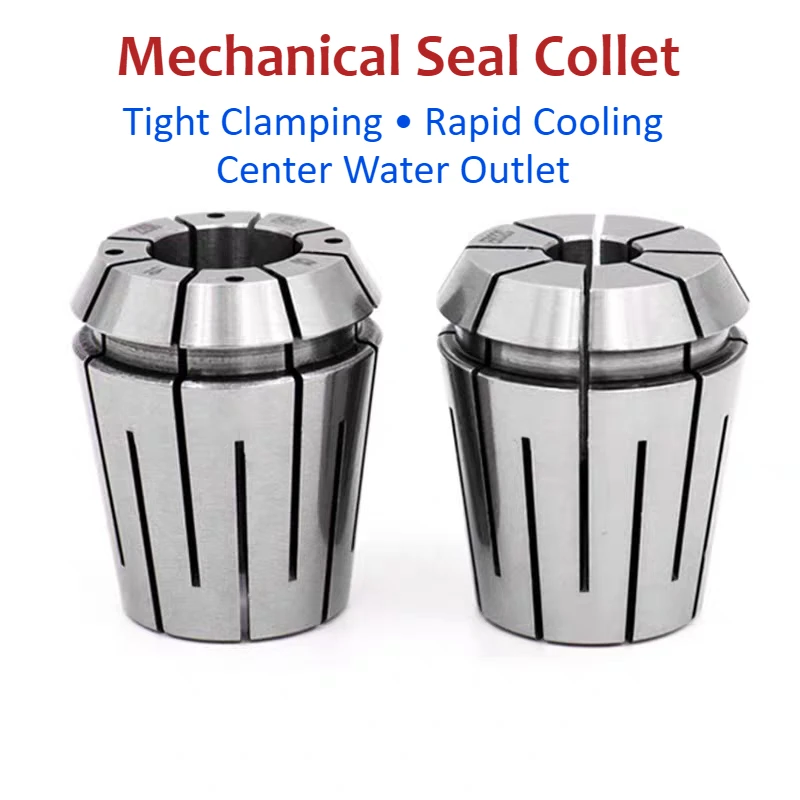 Mechanical Seal Collet Internal Coolant ER Collet 0.008 CNC Sealing Tool Holder ER16 ER20 ER25 ER32