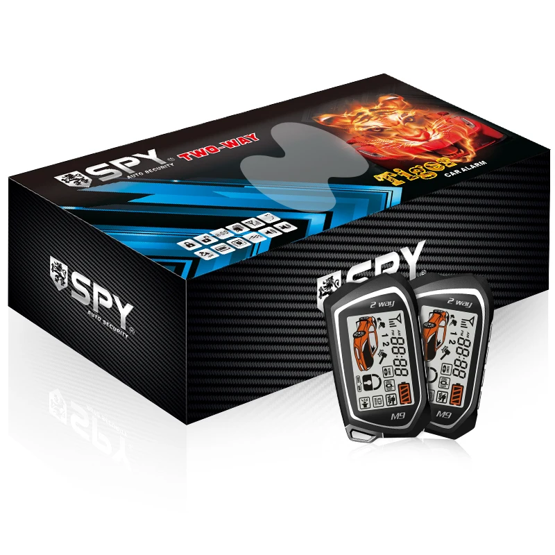 Universal 12V Spy Car Alarm Kit With Two-Way Central Locking System and Immobilizer  Remote Control Central