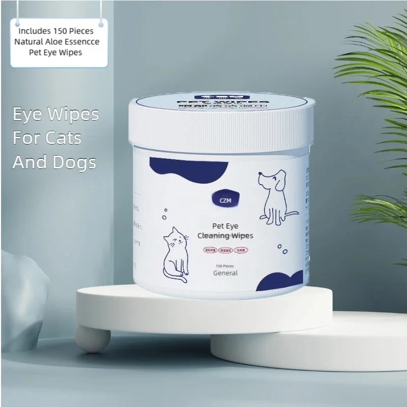 

Natural Ingredients Pet Cleaning Wipes Botanical Essences Moisturizing Care For Nourishing Pets' Eyes Removing Eye Crust Secreta