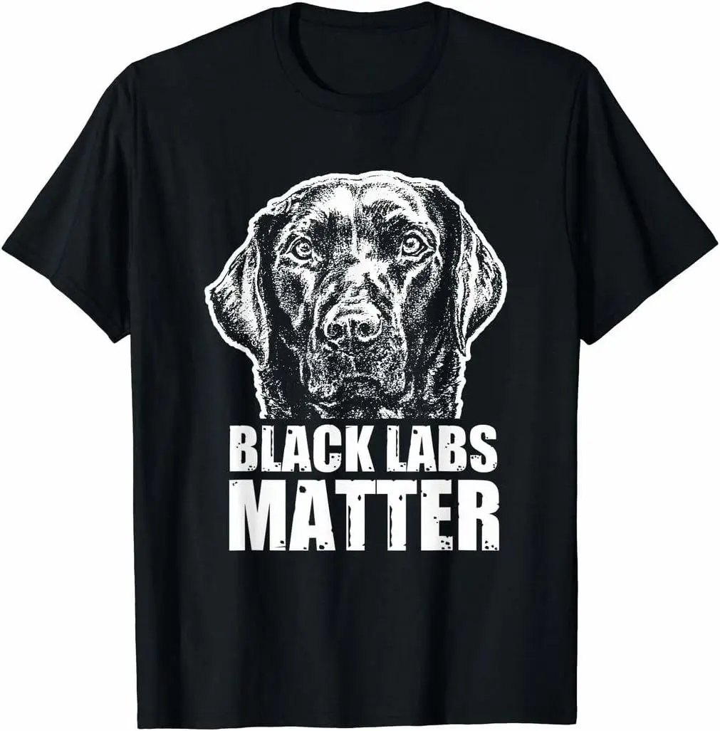 

VidiAmazing Black Labs Matter Funny Dog Animal Lover T-Shirt