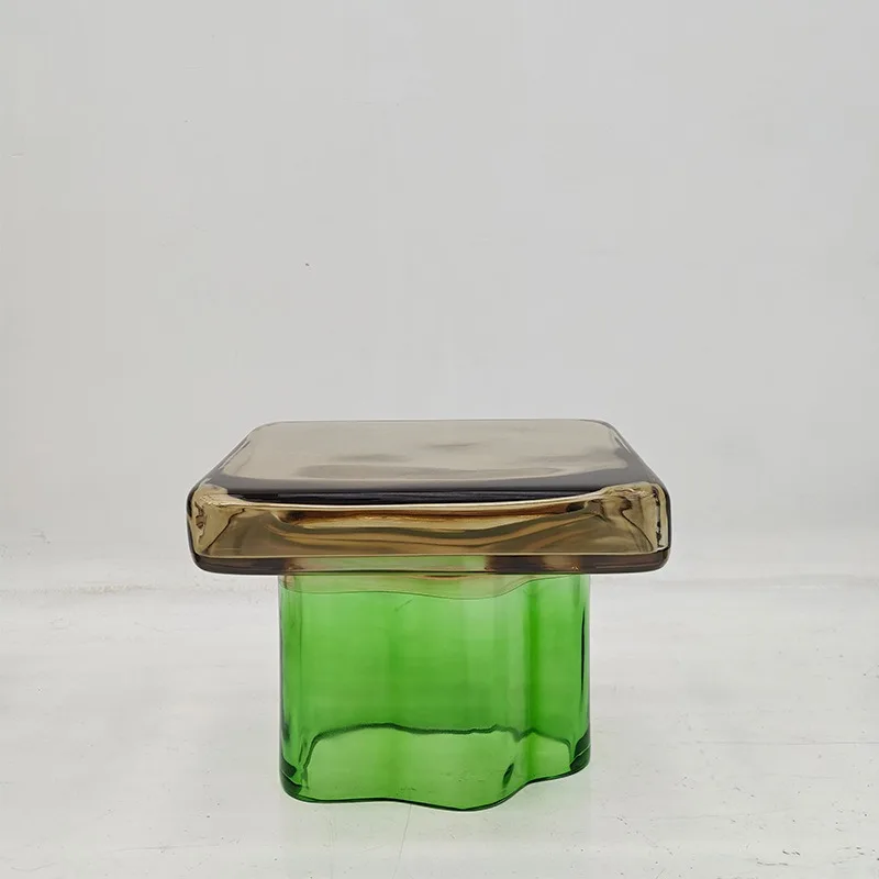 Creative combination resin coffee table modern simple petal art corner table