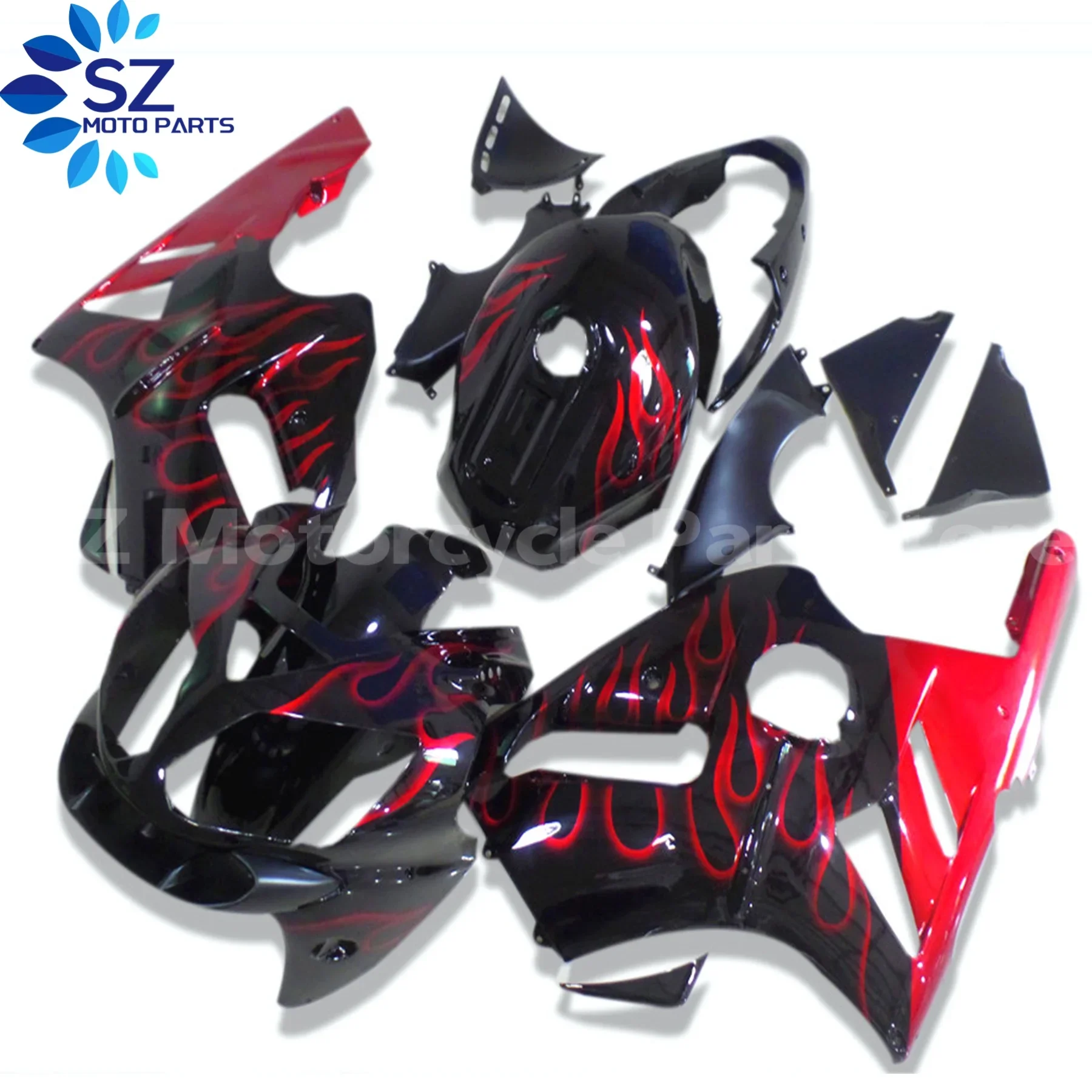 All Black ABS Injection Fairing kit for Ninja ZX12R 2002 2003 2004 2005 ZX-12R 02 03 04 05 Full tank cover Fairings set