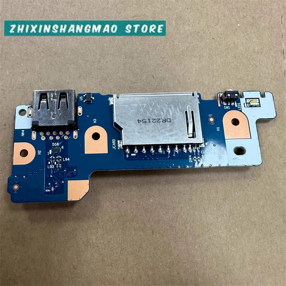 

Оригинальная плата кнопки питания для Lenovo Legion 5-17IMH05 USB SD CARD READER NS-C913