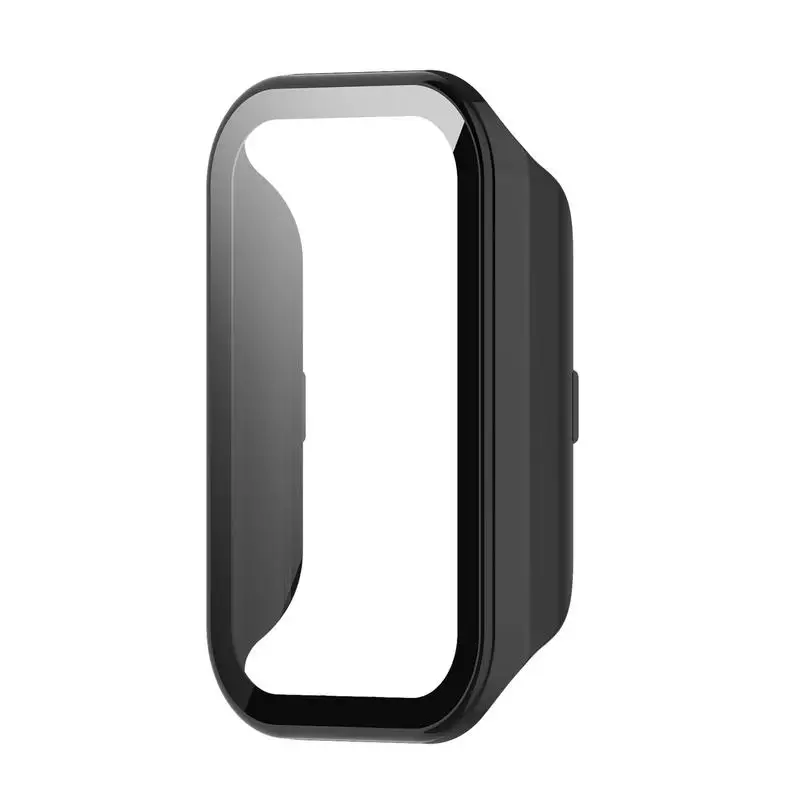 For Xiaomi Smart Band 8 Active/ForRedmi Band 2 Full Cover PC Case With Tempered Film Hard Case Screen Protector Accessories