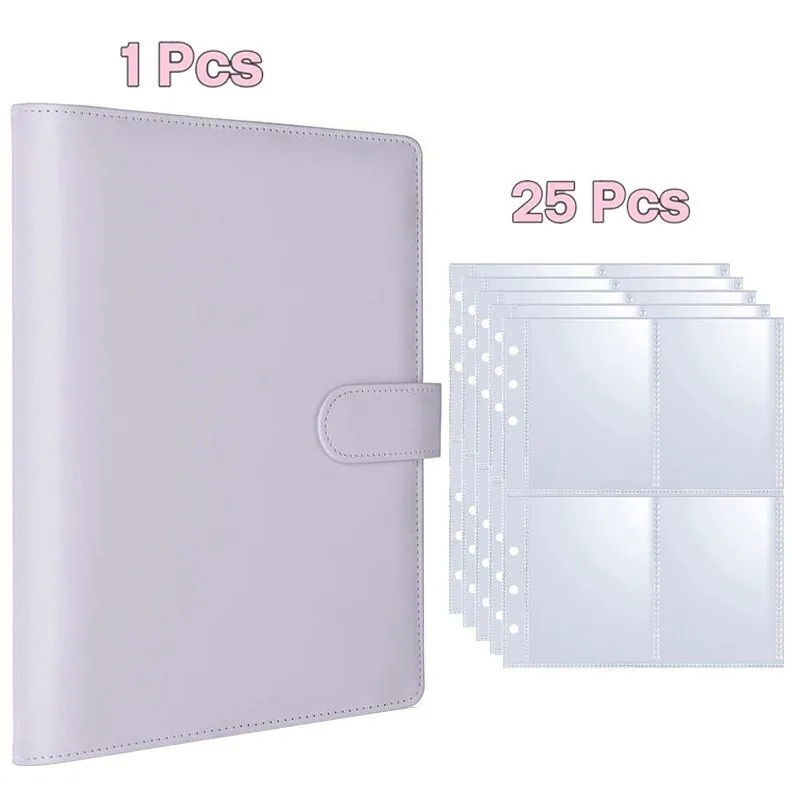 

25pcs Page Photo Card A5-Binder Kpop Photo Albums Idol Cards Loose-leaf Collect Book Binder Photocard Holder