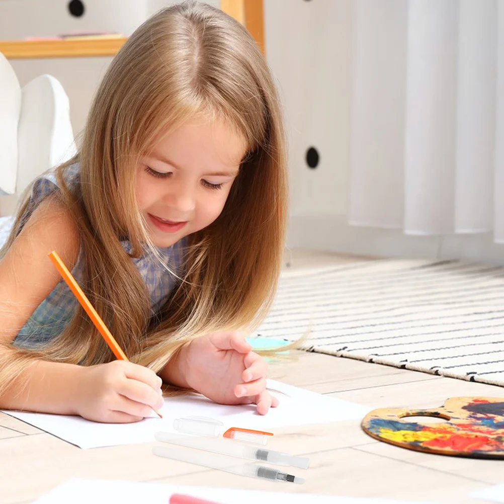 16Pcs Paint Refillable Water Brush Pens 3D Bubble Painting Kit DIY Texture Drawing Sponge Paper Creative Craft