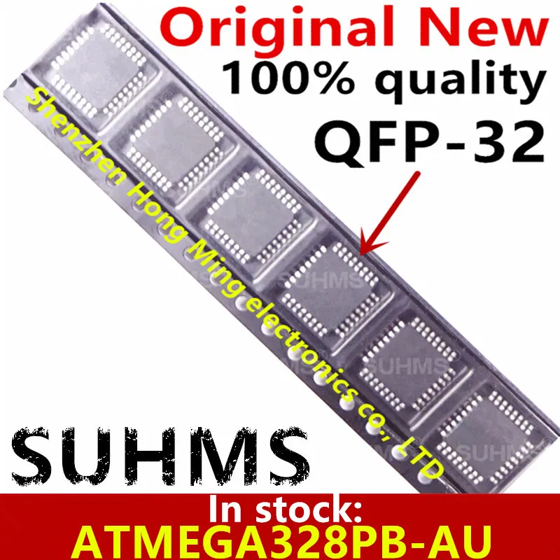 

(5-10piece)100% New ATMEGA328PB-AU ATMEGA328PB-U MEGA328PB-U QFP-32