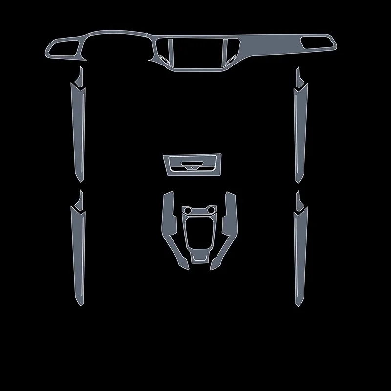For Volkswagen T-Roc 2020 Dashboard Multimedia Navigation Transparent Anti-Scratch Protection Film Modification for