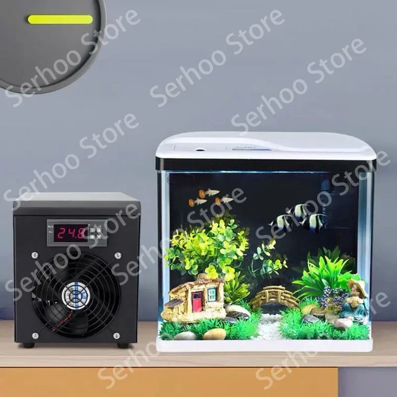 2022 180W Aquarium Water Chiller 60L Fish Tank Cooler Heater System 10-40 Constant Temperature Device Sustainable Refrigeration