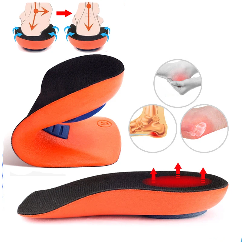 

Orthopedic Gel Insoles for Plantar Fasciitis Orthotics Flat Feet Insoles Heel Spur Treatment Pain Relief Shoes Cushion Pads