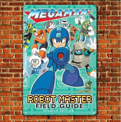 Megaman Robot Master Retro Video Game Metal Poster - 20x30cm