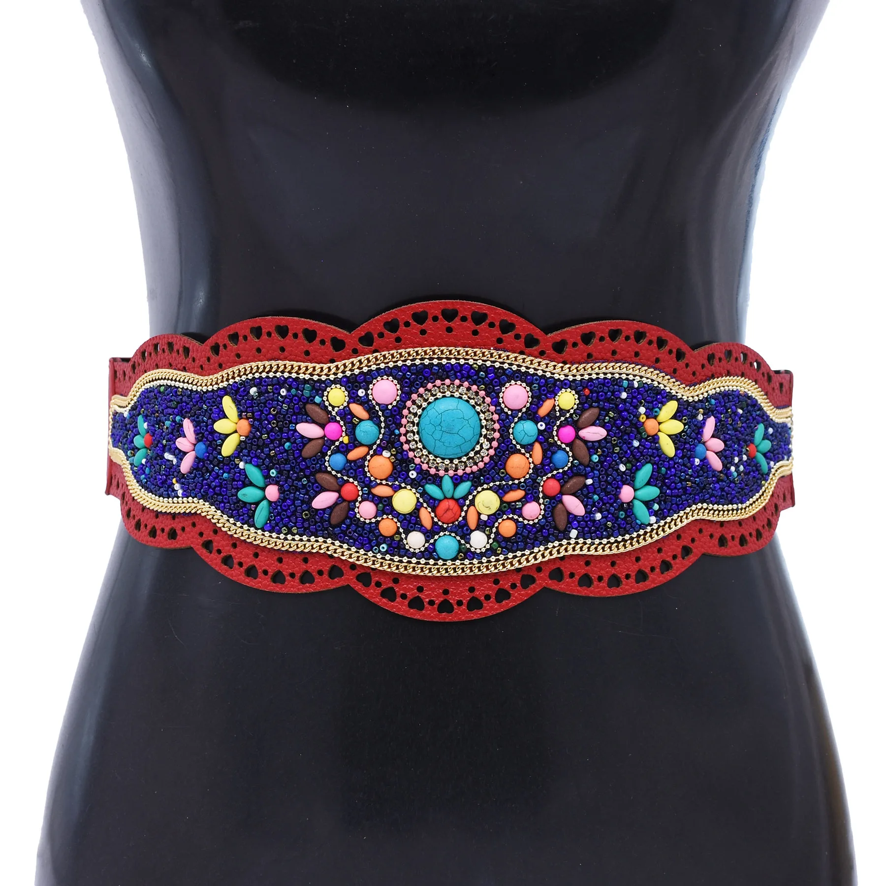حزام خصر من خرز الأرز الملون ل - مراجعة Leatherwork Jewelry وسعره