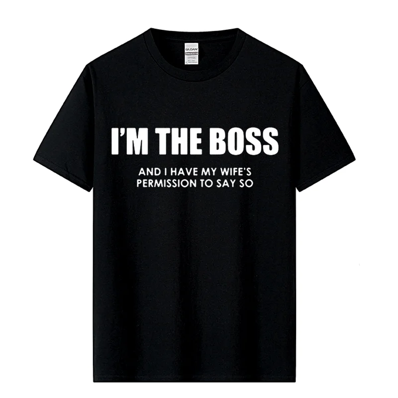 I\'m The Boss Funny Mens T Shirt Husband Wife Rules Novelty Gift Idea Birthday