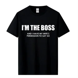 I'm The Boss Funny Mens T Shirt Husband Wife Rules Novelty Gift Idea Birthday