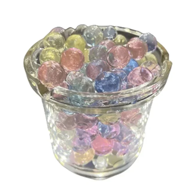 Aj100000 7-8mm bala de argila cristal brinquedos das crianças arma munição para pistola glock armas brinquedo bola água contas ak47 explosão m416