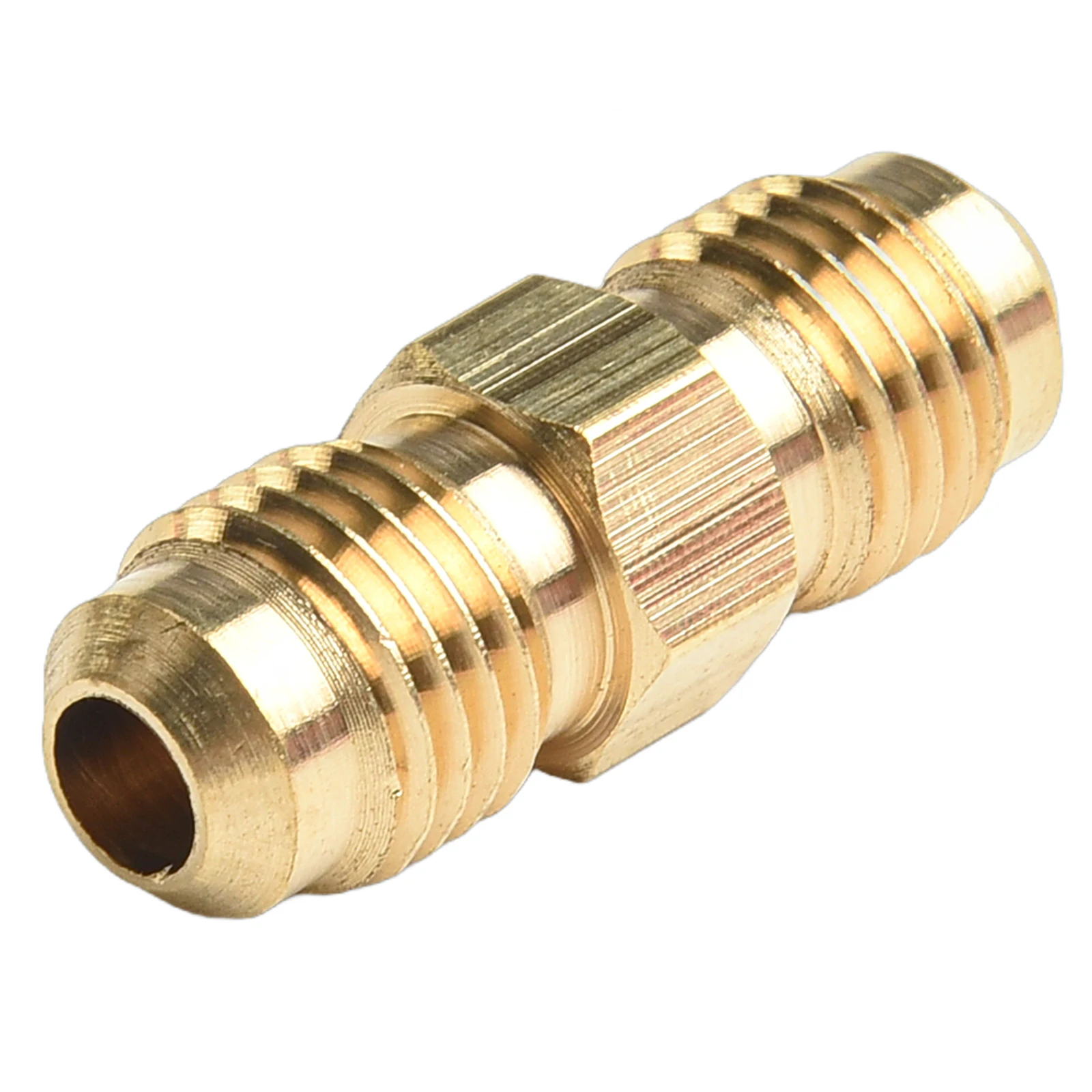 Gas Hoses Brass Double Nipple Gas Hose Connector Propane Left Double Nipple Coupling Suitable For Propane And Gas Applications