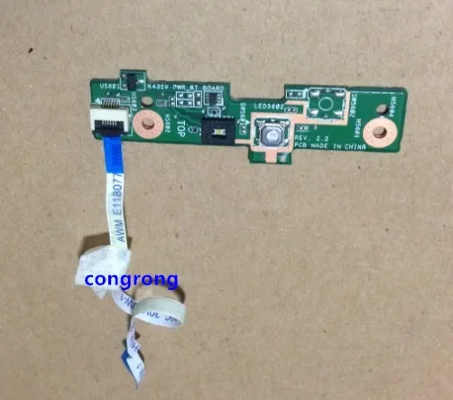 Placa de alimentação para asus k43 k43s k53 k53s x43 a43 x84 x44 a43e x43s a43s a83s a84s botão interruptor jack placa