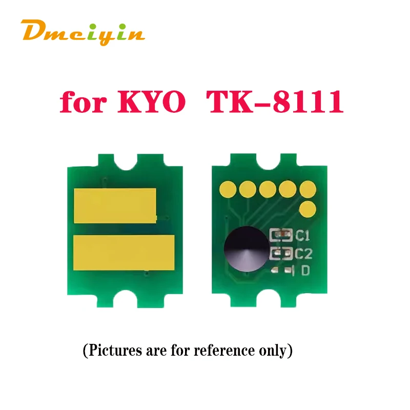 TK-8111 TW Version BKCMY Color Toner Chip  for Kyocera Phaser 3140/3155/3160