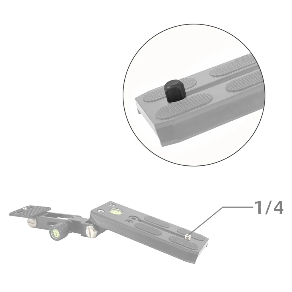 2 oder 10 stücke 1/4 Schraub schutz kappe Abdeckung Schrauben muttern für DSLR-Kamera Stativ Ein beins tativ Schnell verschluss platte Schraube Schutz abdeckung – Detail 4