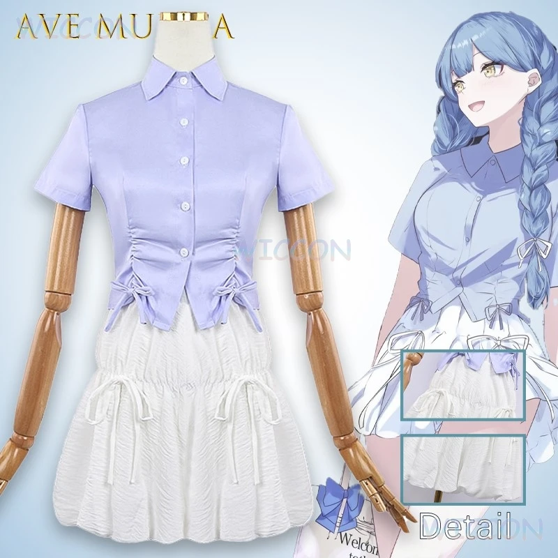 ‌‌‌‌Toyama Shouko Cosplay Costume BanG Dream Ave Mujica Wego Collab Fashion Daily Outfit Anime Character Dress  Role Party Role