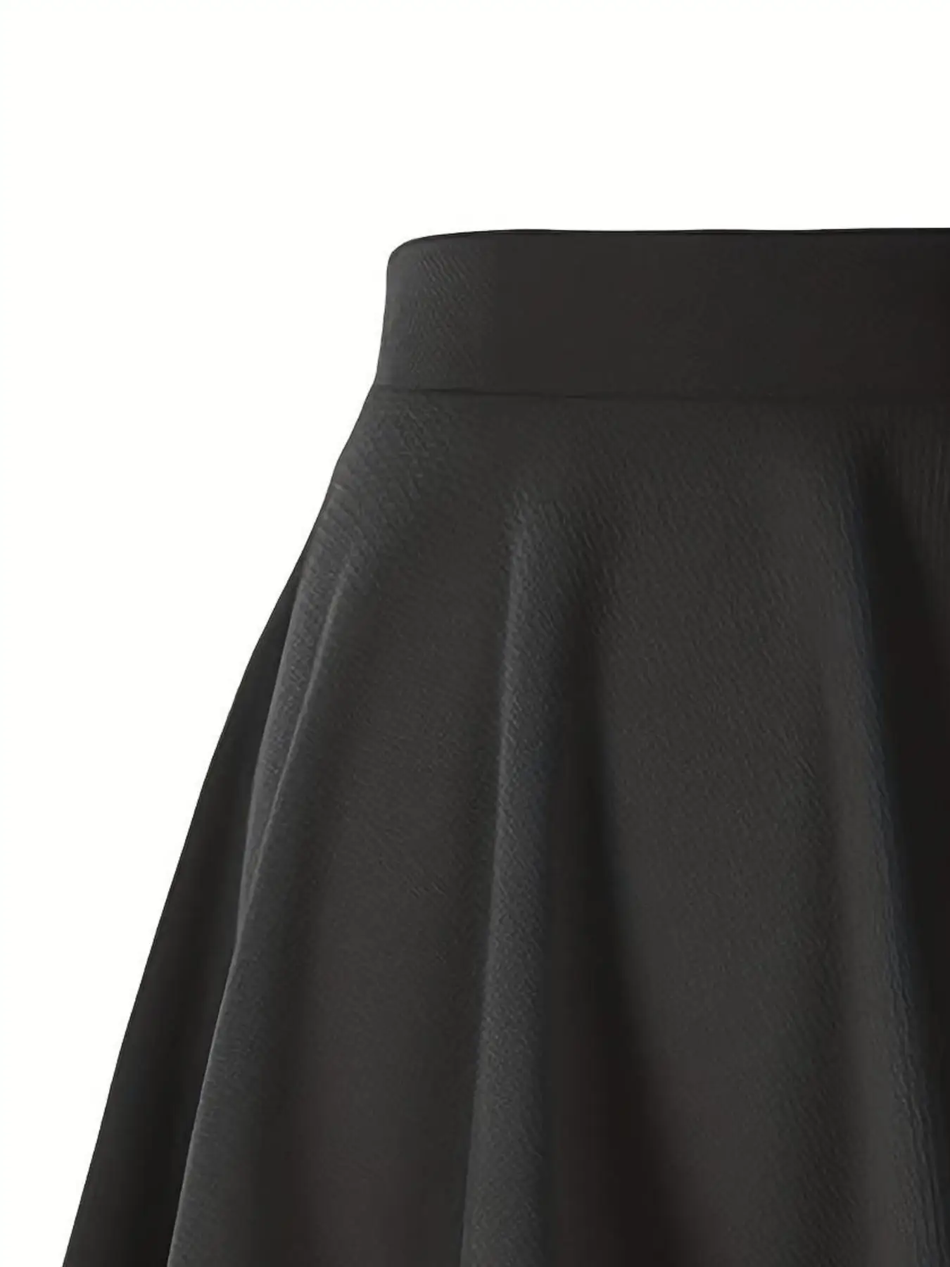 Neuer modischer, einfarbiger, lässiger, bequemer High-Waist-Rock für Damen, Mini-Faltenrock – Detail 4
