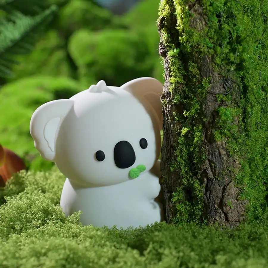 Koala Night Light - Adjustable Brightness/Color Timed Lamp for Bedroom Bedside Decor