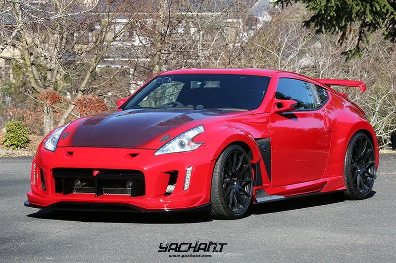 Fiber Glass 2009 to 2016 370Z Z34 VS Arising-II Style Front Bumper FRP with Fit For 370Z FRONT BUMP 370Z BODY KIT