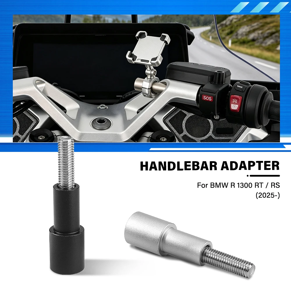 FOR BMW R 1300 RT R1300RT R 1300 RS 2025- Motorcycle Phone Mount Adapter 22mm Handlebar Adapter handlebar phone holder adapter