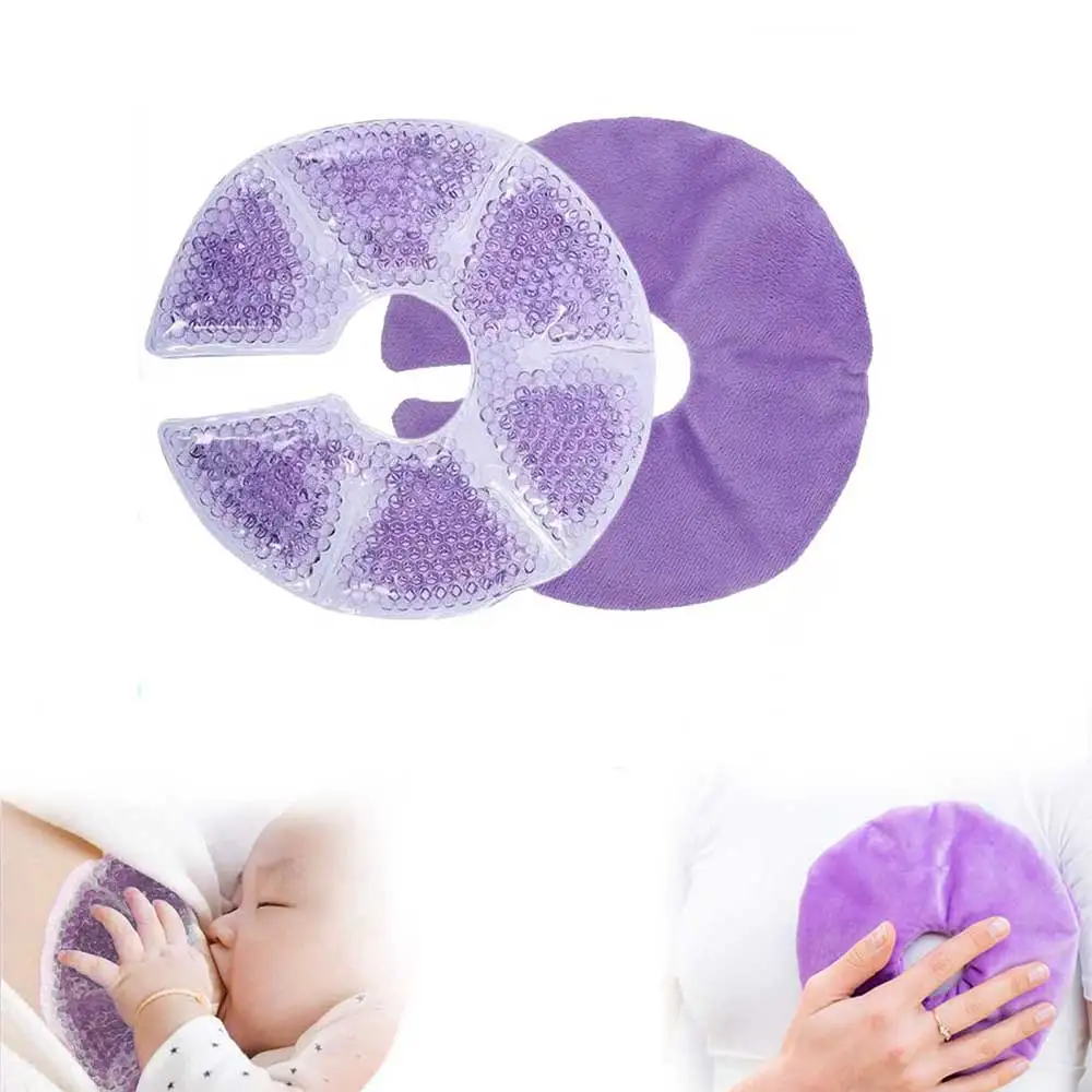 

Postpartum Recovery Nursing Pain Relief Breast Therapy Pads Hot Cold Compress Breastfeeding Relieve Massager Bra Gel Pads