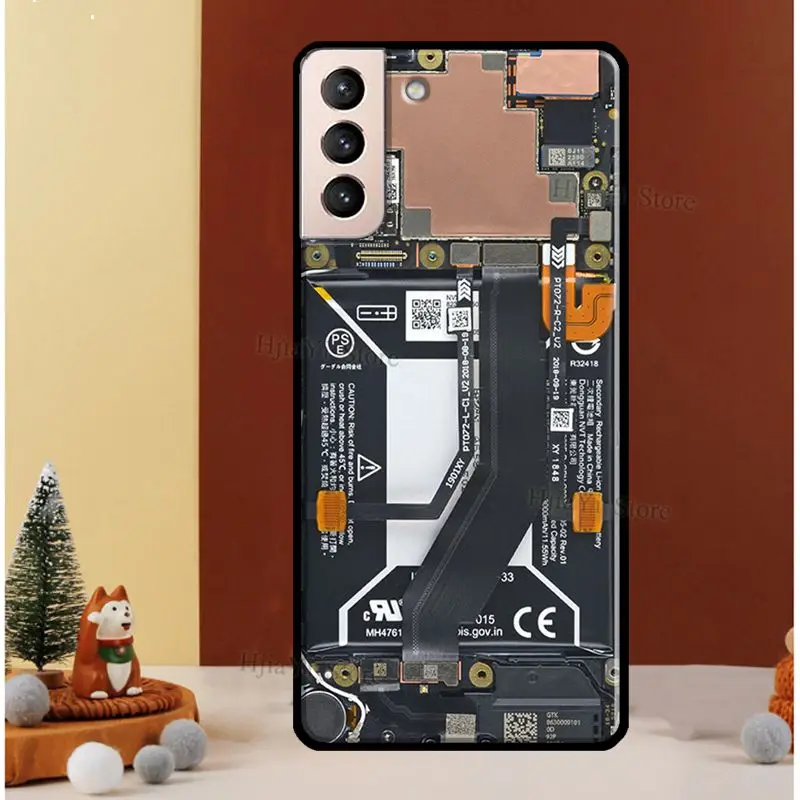 Motherboard Circuit Board Case For Samsung Galaxy S10 S9 Note 10 Plus Note 20 S10e S20 FE S22 S21 Ultra Phone Cover