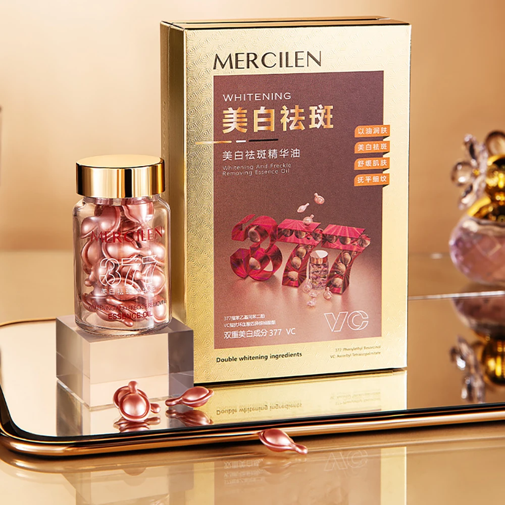 

Effectively Inhibit Melanin Essence Oil 377 Vitamin C Remove Spots Fade Acne Marks Hydrate Brighten Essence Oil Beauty Skincare