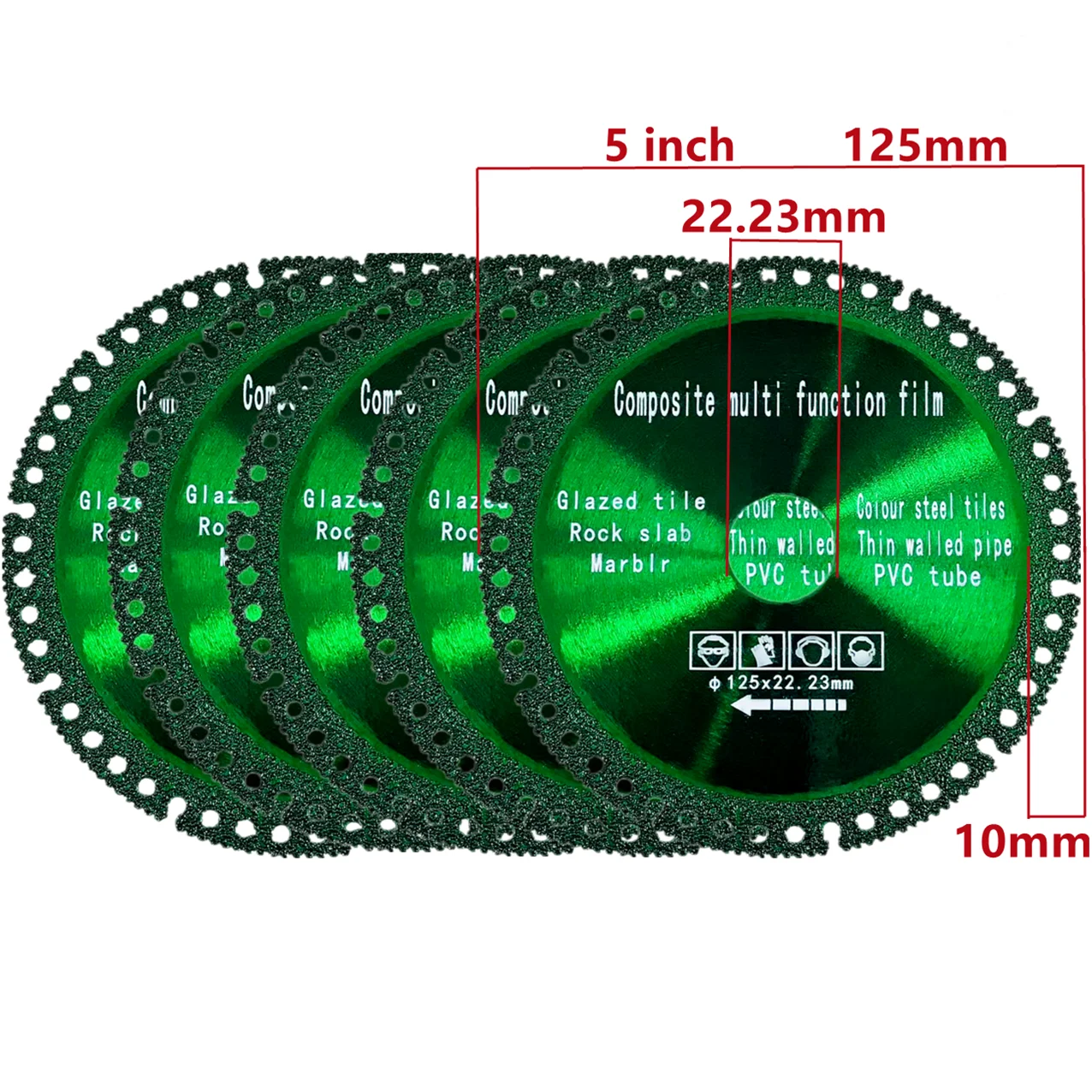 Composite Multifunctional CuttingSaw Blade100/115/125mm Ultra-thin Saw Blade Ceramic Tile Glass Cutting Disc Angle GrinderTools