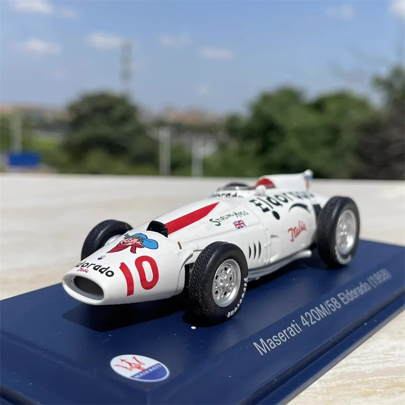 

Масштабная модель 1:43, литой под давлением сплав Italia 1958, трансформируемый спортивный суперкар, металлическая игрушка, 420 м/58 гоночный автомобиль, подарочная коллекция, дисплей