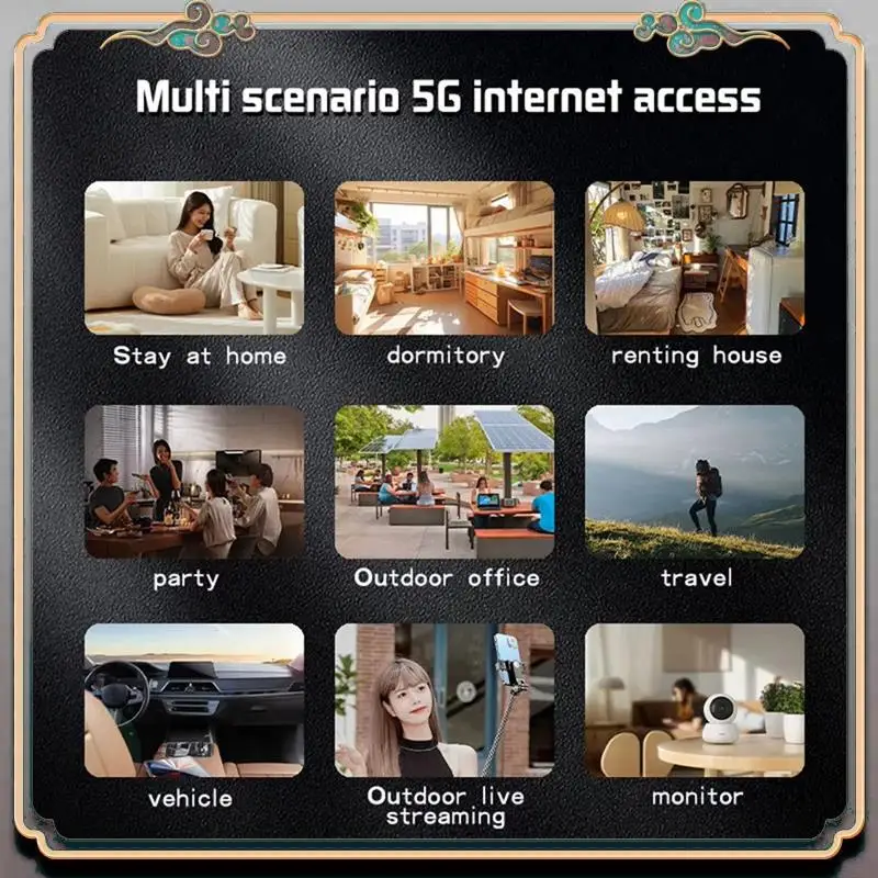 Durable 5G Wifi 6 Pocket Wifi Router With SIM Card Slot Wireless Mobile Hotspot Mifi Router Support 10 Users For Travel Office