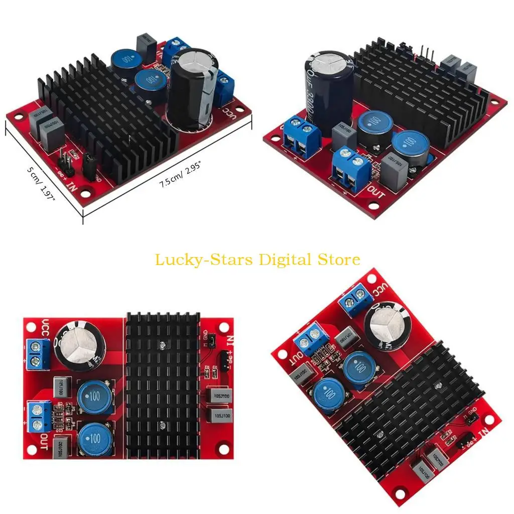 

T3EE TPA3116 100W Amplifier Board 12V-24VDC Working 25mm Height