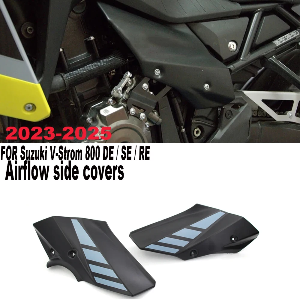 

Для Suzuki V-Strom 800 DE/SE/RE мотоциклетные боковые крышки с воздушным потоком, боковая крышка обтекателя, защита панели, защита тела 2023-2025