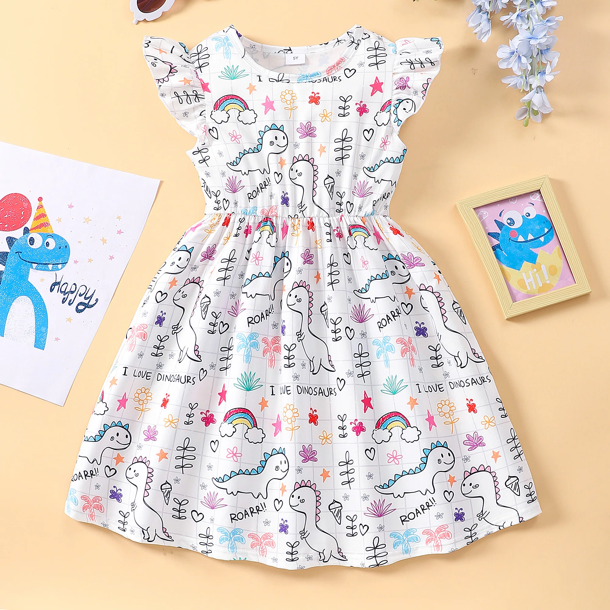 Baby Girl Clothes 45 Years: The Perfect Summer Dress for Active Toddlers  Who Love Dinosaurs