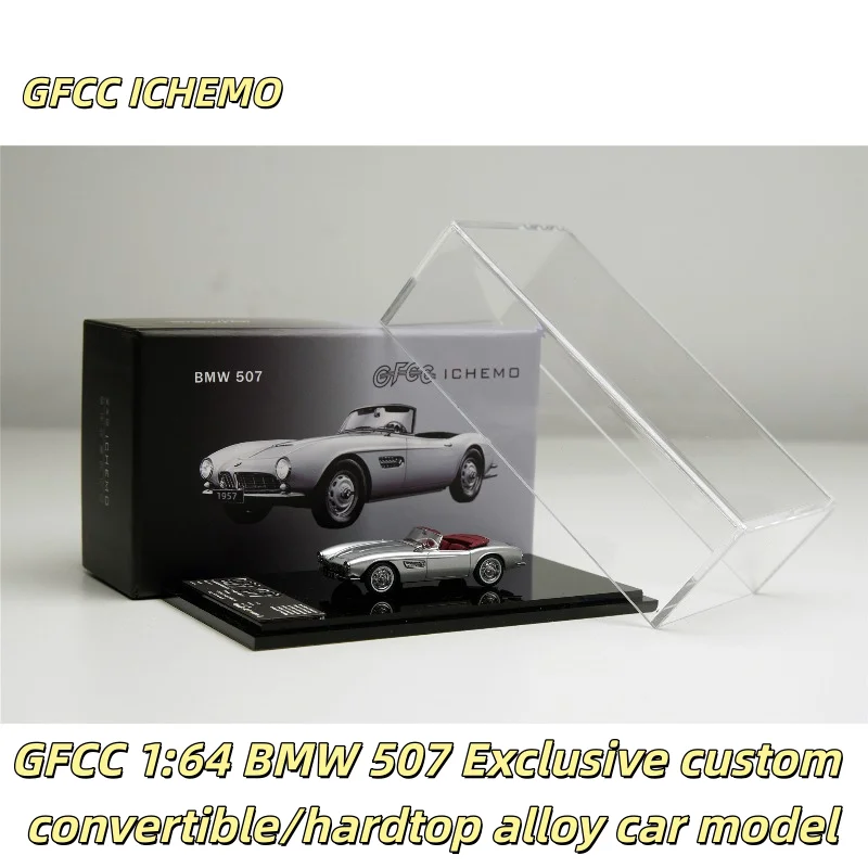 1:64 Modèle de voiture convertible/haut rigide GFCC personnalisé exclusif, en alliage moulé sous pression, pour les adolescents jouent avec, décoration pour adultes, cadeau.