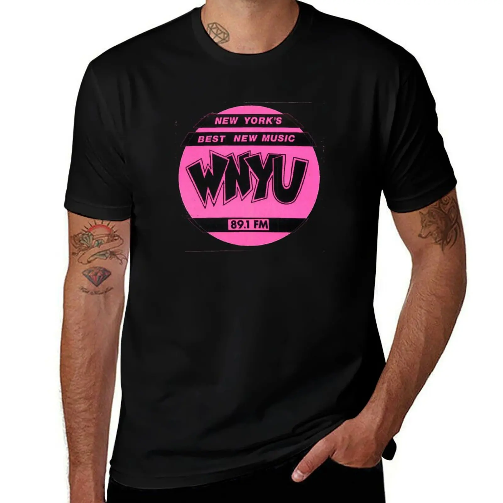 WNYU 90s Logo T-Shirt Summer Holiday T-Shirt