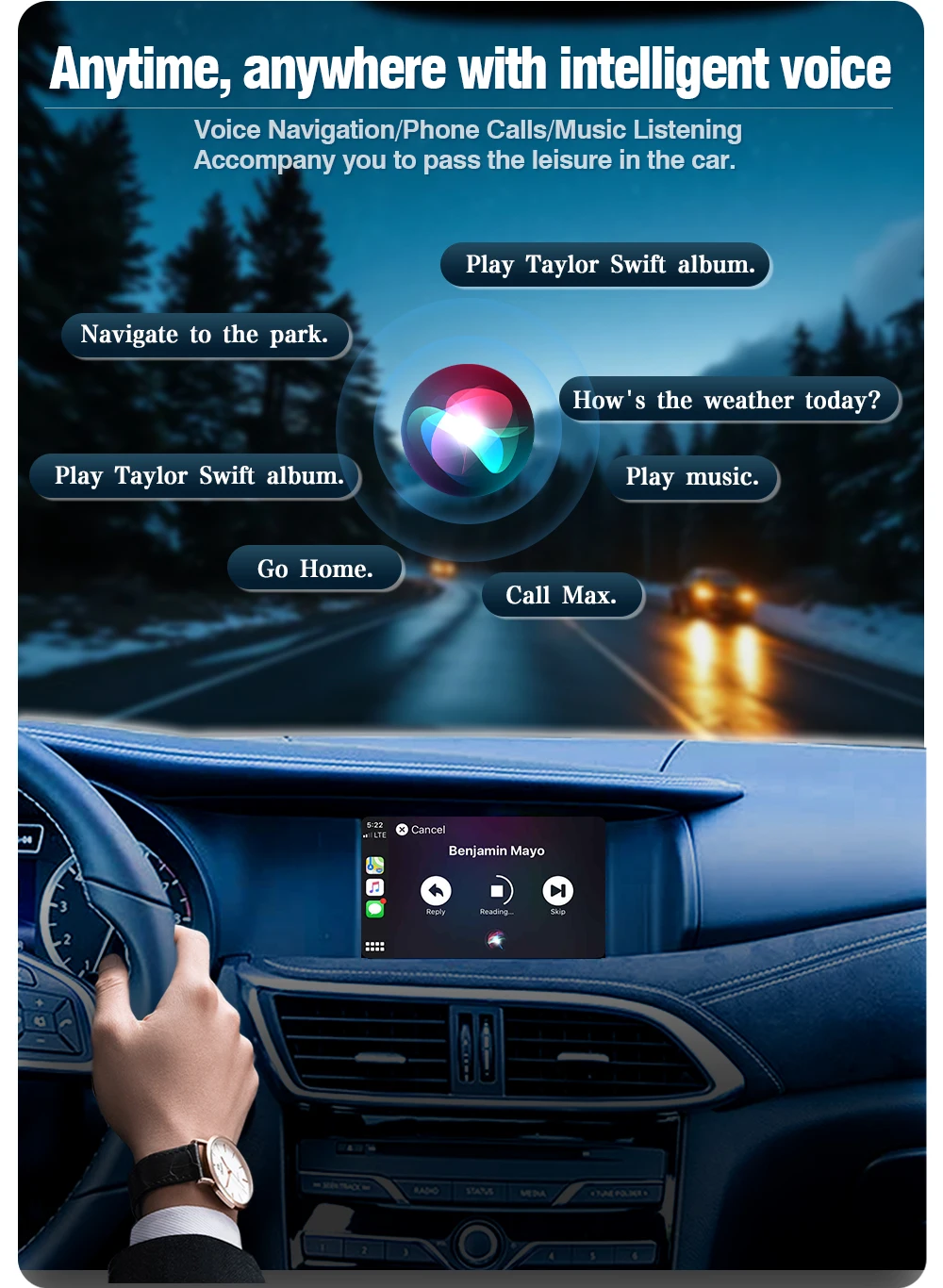 AUTOTOP Kabelloses CarPlay Android Auto Modul für Infiniti QX30 Q30 2013-2019 Auto-Upgrade Nachrüstkit MirrorLink Airplay AUX BT – Detail 8