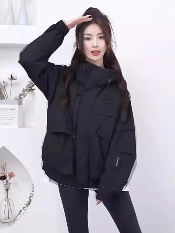 American Style Fashionable Women's Jacket Coat Spring Autumn New Arrival Outdoor Climbing Clothes Small Size Trendy