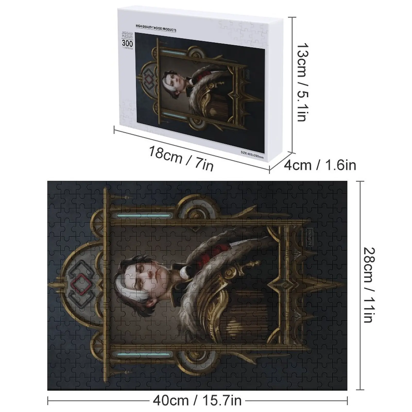 Solus zos Galvus encadré portrait Puzzle cadeaux personnalisés pour les enfants Puzzle personnalisé décor en bois peintures Puzzle