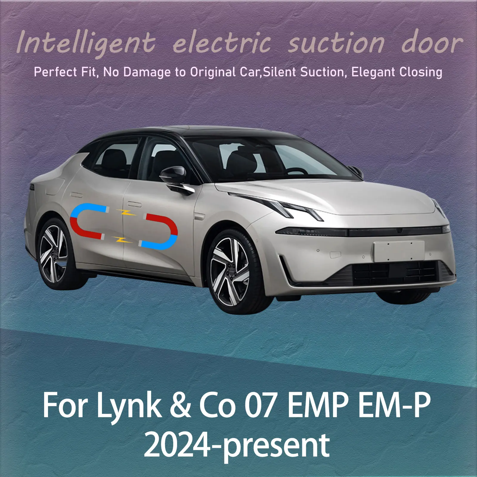 Electric Soft Close Door Kit For Lynk & Co 07 EMP EM-P 2024+ Auto Silent Anti-Slam Suction Door System Automatic Quiet Closing