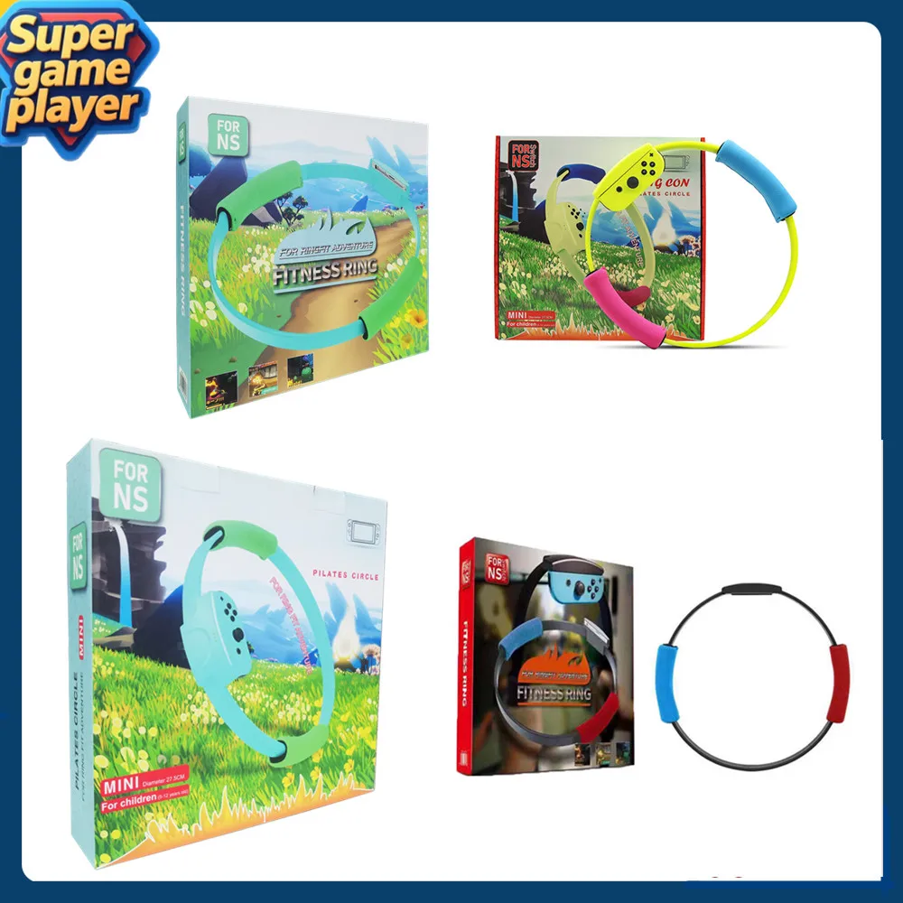 iplay Ring Fit Adventure para Switch OLED, Set de Correas Ajustables para Piernas para Ring Fit Adventure, Anillo Incluido