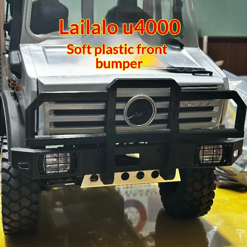 Rlaarlo Unimog U4000 Front Bumper Bull Bar Upgrade Parts for 1/7 RC Crawler Accessories Replacement Set Kit Part Accessory Set