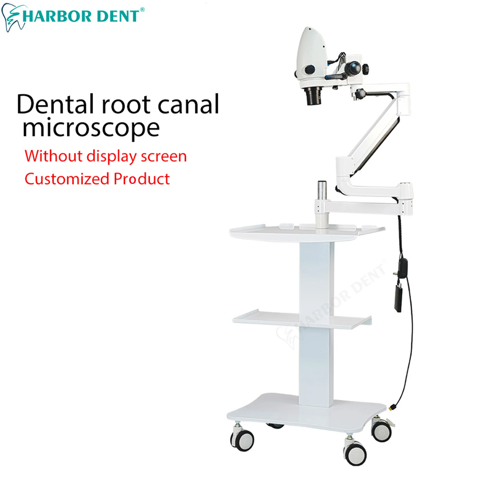 Dental Root Canal Microscope With Camera 5X-33X Continuous Zoom Dentistry Equipment Chair Unit Customization