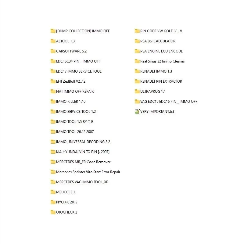 TOTAL Confezione da 32 GB Software IMMOFF per tutte le marche Ecu DASH MILLEAGE CORRECTION + AIRBAG CRASH CLEAR + DASH + IMMO SOFTWARES