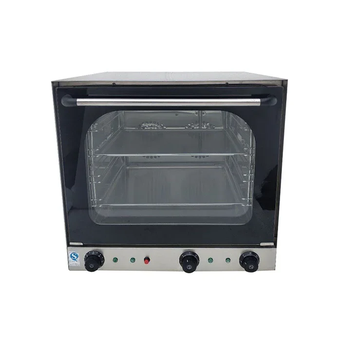 Single Fans 4 Trays Electric Bakery Hot-air Stove Stainless Steel Cake Baking Oven