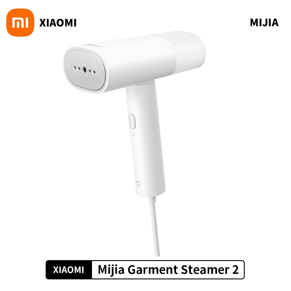 New XIAOMI MIJIA Handheld Garment Steamer 2 iron Home Electric Steam Cleaner Portable Foldable Mite Removal Flat Ironing Machine